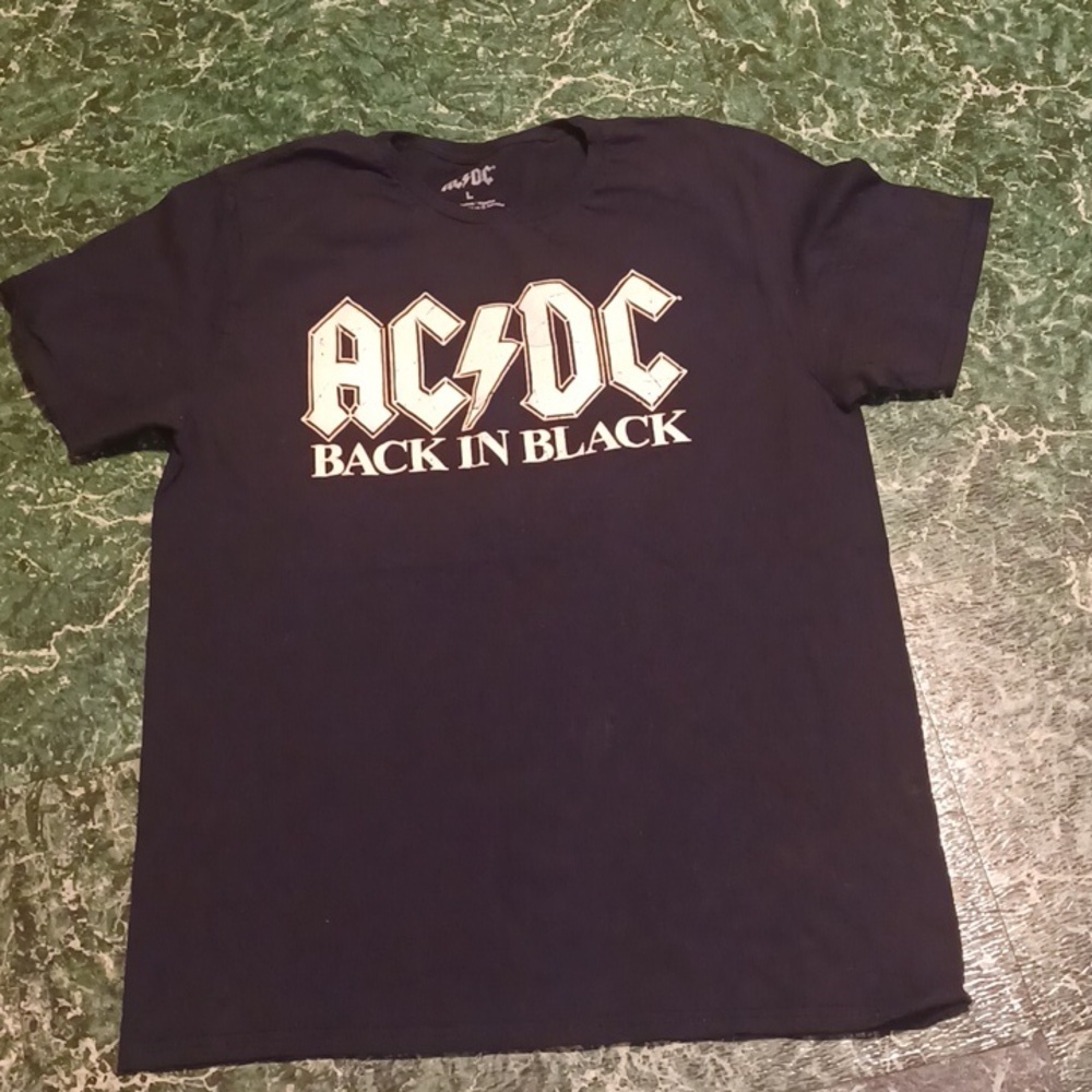 AC/DC tee shirt size large black